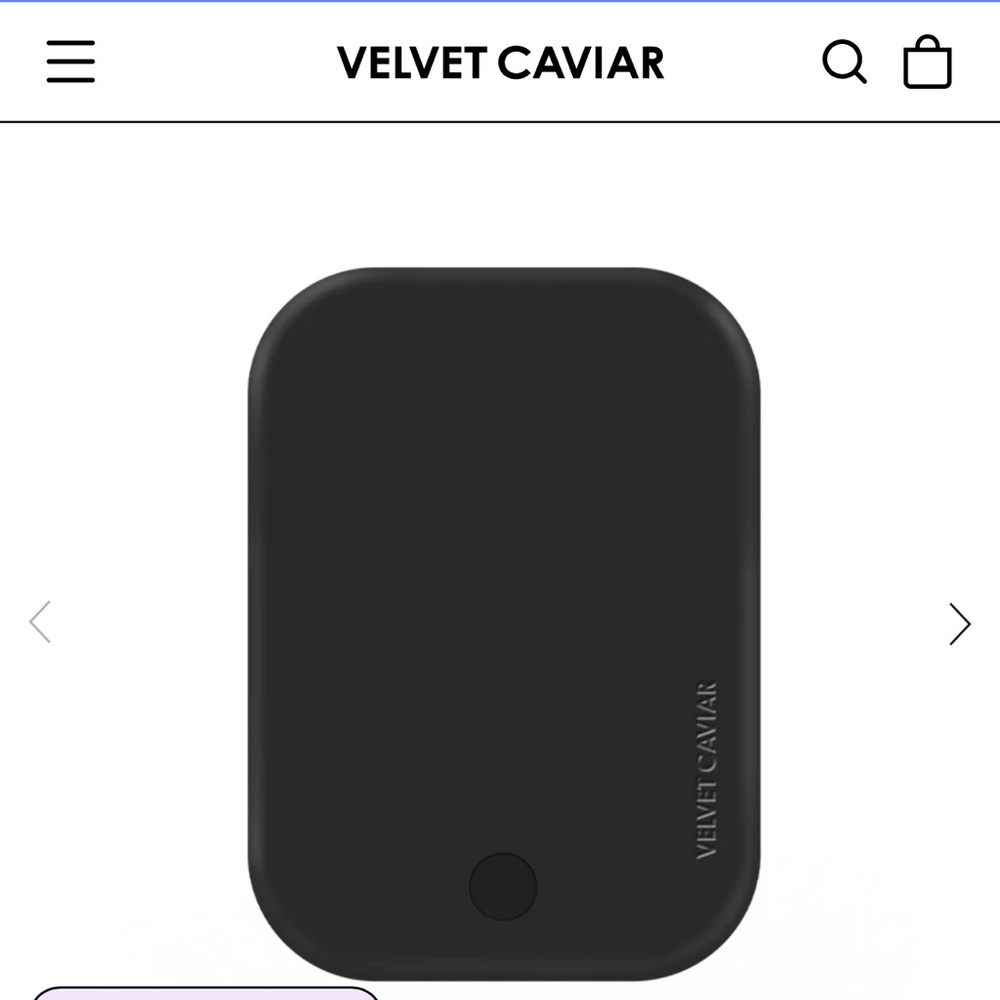 Velvet Caviar Black Portable Charger